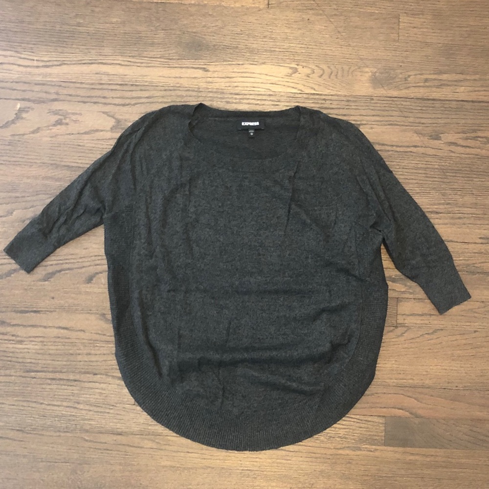 Express circle hem sweater Sz XS